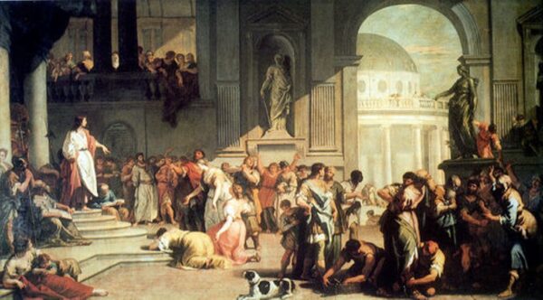 Susanne Before Daniel by Sebastiano Ricci, hand-painted oil painting reproduction