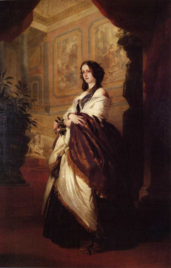 Harriet Howard, Duchess of Sutherland by Franz Xavier Winterhalter, hand-painted oil painting reproduction