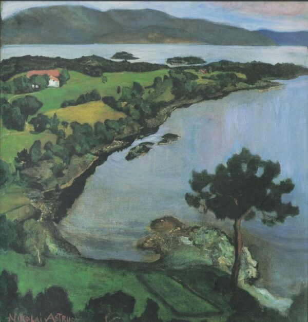 Svan?ybukta by Nikolai Astrup, hand-painted oil painting reproduction