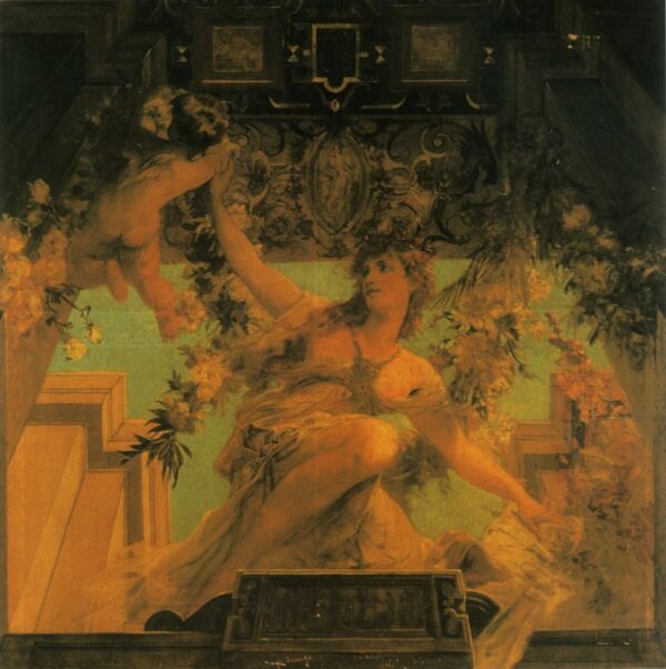 Symbol of the Merry Life II by Hans Makart, hand-painted oil reproduction
