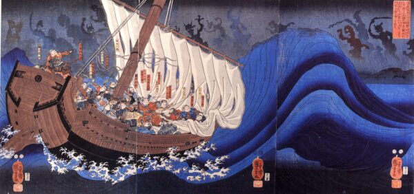 Taira Ghost by Utagawa Kuniyoshi, hand-painted oil painting reproduction
