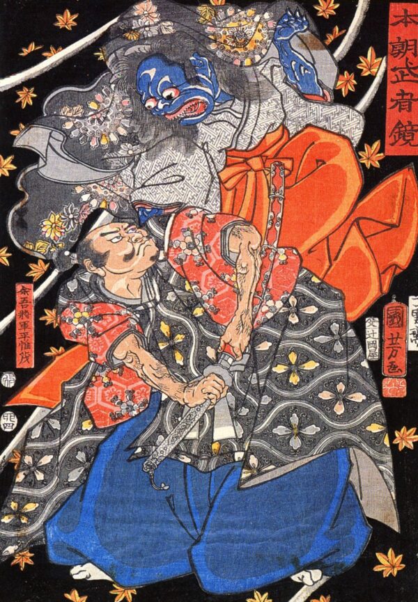 Taira Koresshige by Utagawa Kuniyoshi, hand-painted oil painting reproduction