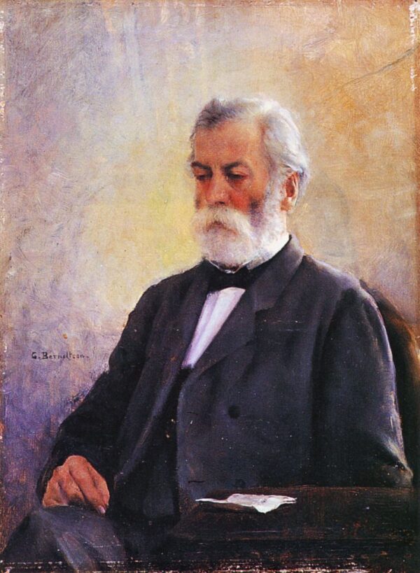 Taiteilijan Isa by Gunnar Berndtson, hand-painted oil painting reproduction