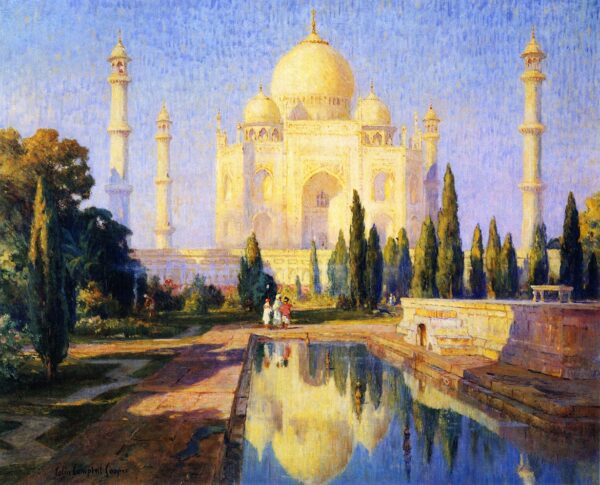 Taj Majal Afternoon by Colin Campbell Cooper, hand-painted oil painting reproduction