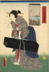 Takanawa by Utagawa Kunisada, hand-painted oil painting reproduction