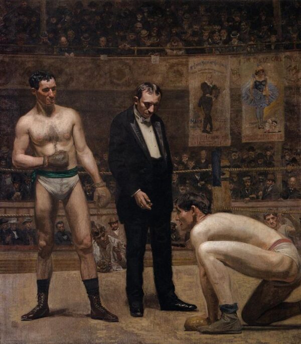 Taking the Count by Thomas Eakins, hand-painted oil reproduction