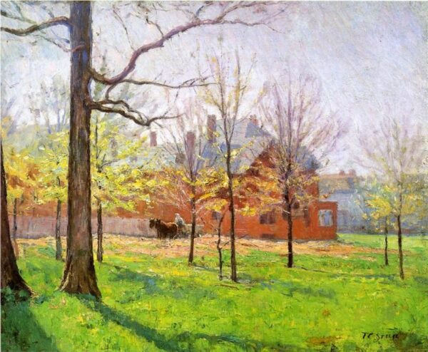 Talbott Place by Theodore Clement Steele, hand-painted oil painting reproduction