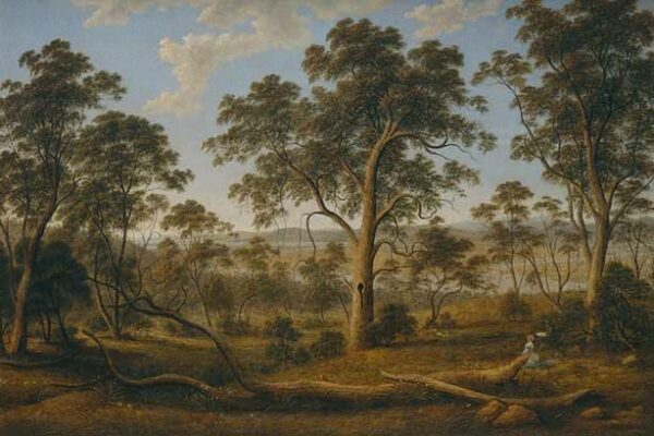 Launceston and the River Tamar by John Glover, hand-painted oil painting reproduction