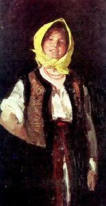 Taranca Voioasa by Nicolae Grigorescu, hand-painted oil painting reproduction