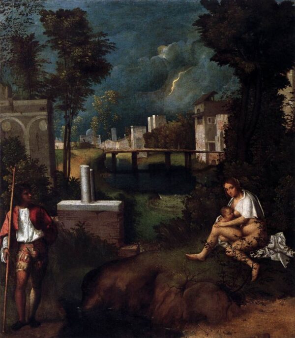 Tempest by Giorgione, hand-painted oil reproduction