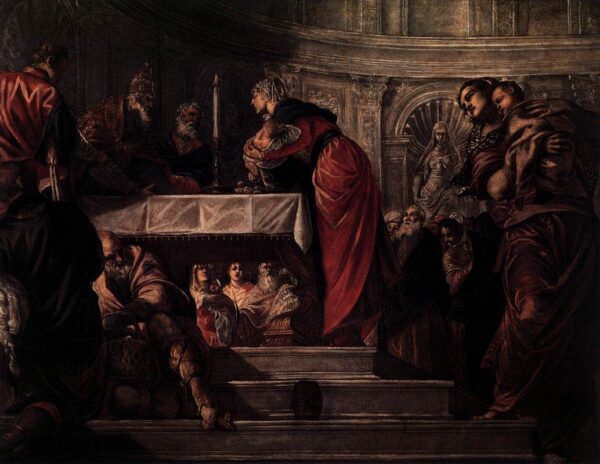 The Presentation of Christ in the Temple by Tintoretto, hand-painted oil painting reproduction