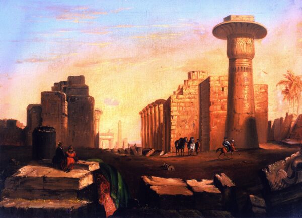 Temple Scene by Charles Deas, hand-painted oil painting reproduction