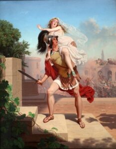 The Rape of the Sabines – The Abduction by Charles Christian Nahl, hand-painted oil painting reproduction