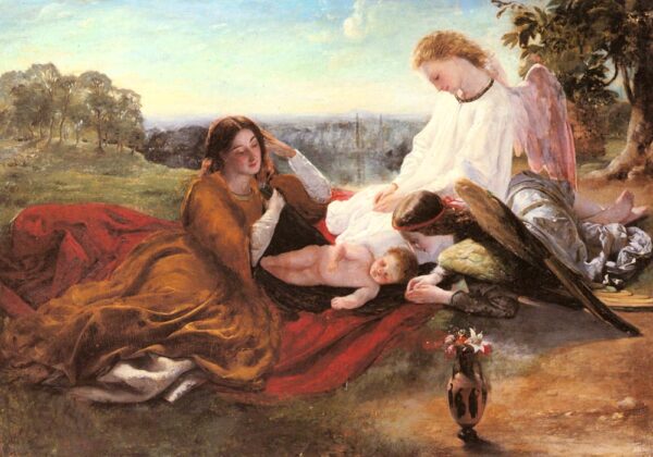 The Adoration by James Archer, hand-painted oil painting reproduction