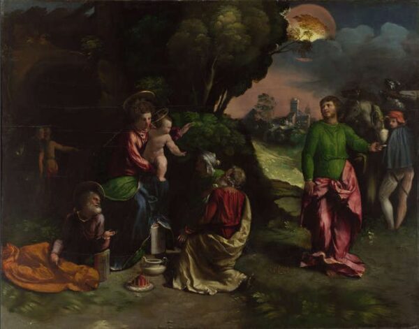The Adoration of the Kings by Dosso Dossi, hand-painted oil painting reproduction