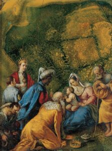 The Adoration of the Magi by Jacopo Bassano, hand-painted oil painting reproduction