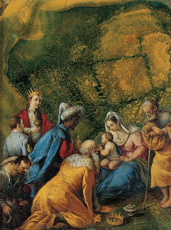 The Adoration of the Magi by Jacopo Bassano, hand-painted oil reproduction
