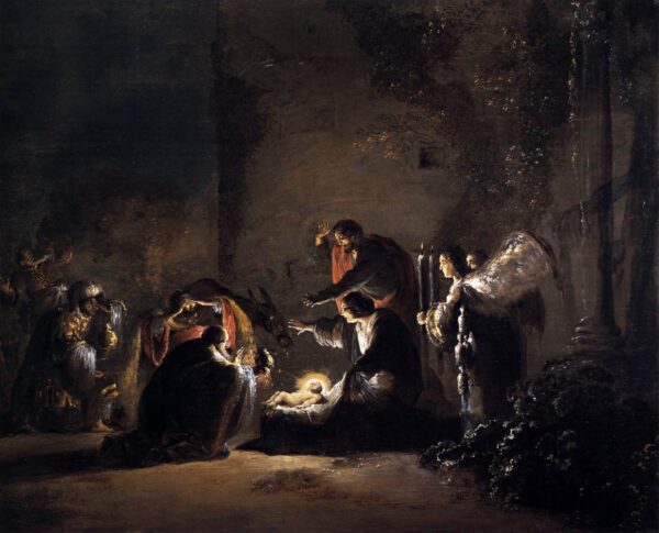 The Adoration of the Magi by Leonard Bramer, hand-painted oil painting reproduction