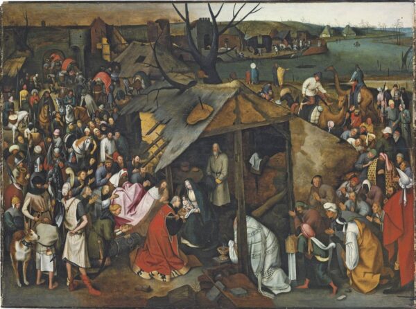 The Adoration of the Magi by Pieter Brueghel the Younger, hand-painted oil painting reproduction