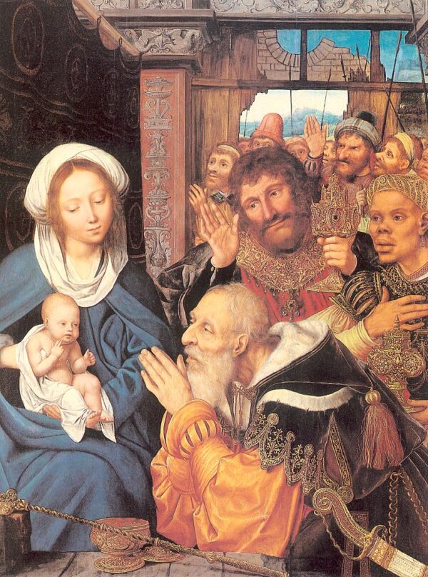 The Adoration of the Magi by Quentin Massys, hand-painted oil painting reproduction