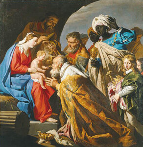 The Adoration of the Magi by Matthias Stomer, hand-painted oil painting reproduction