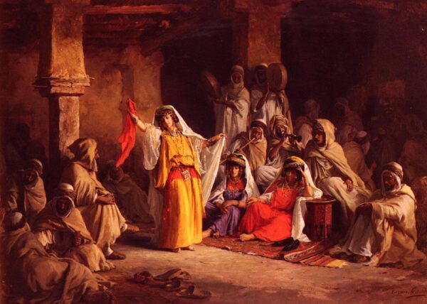 The Almeh by Eugene-Alexis Girardet, hand-painted oil painting reproduction
