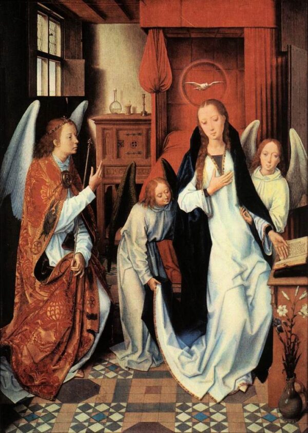 The Annunciation by Hans Memling, hand-painted oil painting reproduction