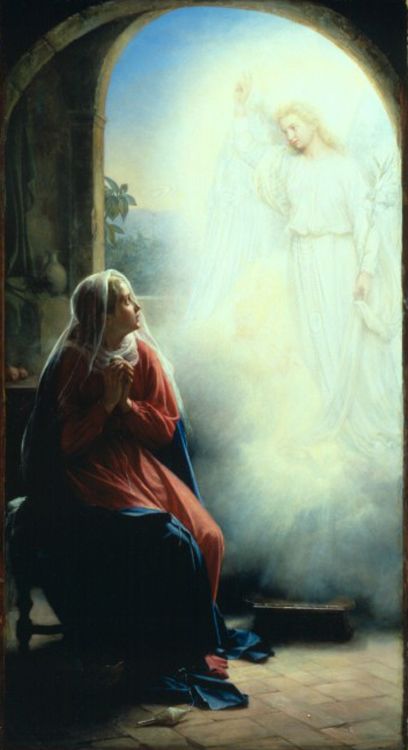The Annunciation by Carl Heinrich Bloch, hand-painted oil reproduction