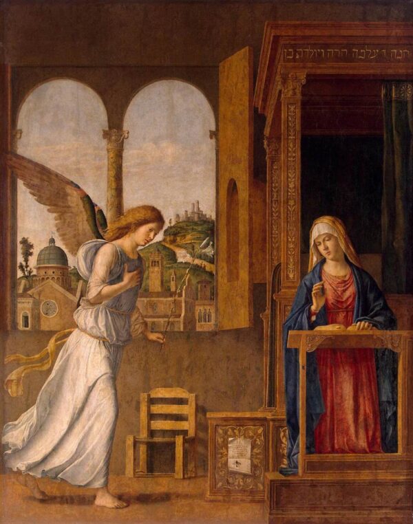 The Annunciation by Cima da Conegliano, hand-painted oil painting reproduction