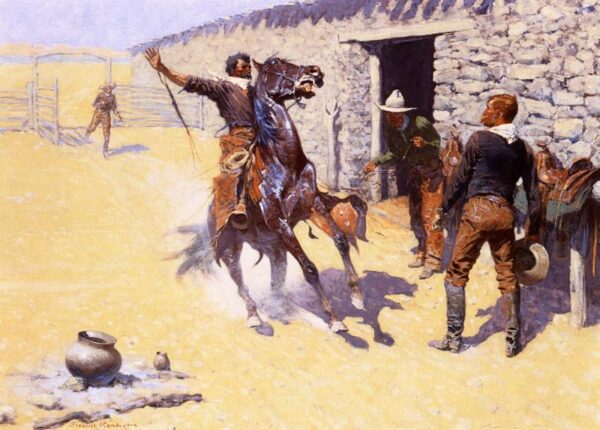 The Apaches by Frederic Remington, hand-painted oil painting reproduction