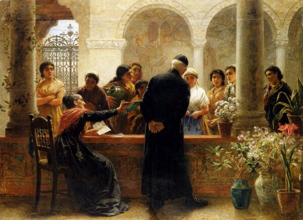 The Approval by Edwin Longsden Long, hand-painted oil painting reproduction
