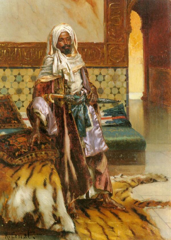 The Arab Prince by Rudolf Ernst, hand-painted oil painting reproduction