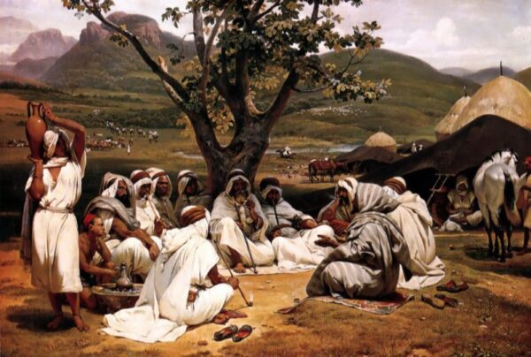 The Arab Tale-Teller by Horace Vernet, hand-painted oil painting reproduction