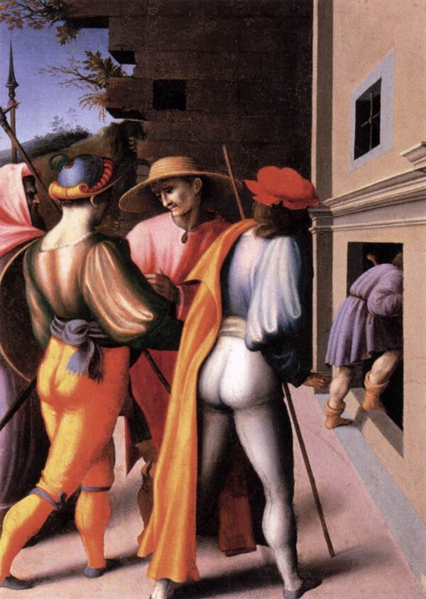 The Arrest of His Brethren by Bacchiacca, hand-painted oil painting reproduction