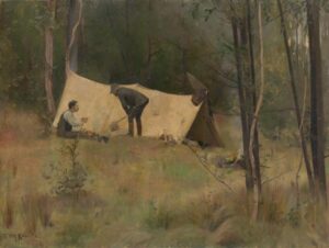 The Artist’s Camp by Tom Roberts, hand-painted oil painting reproduction