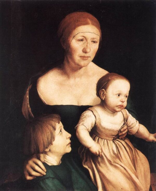 The Artist’s Family by Hans Holbein the Younger, hand-painted oil painting reproduction