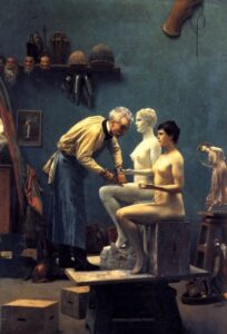 The Artist’s Model by Jean-Léon Gérôme, hand-painted oil painting reproduction