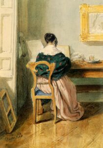 The Artist’s Wife by Miklós Barabás, hand-painted oil painting reproduction