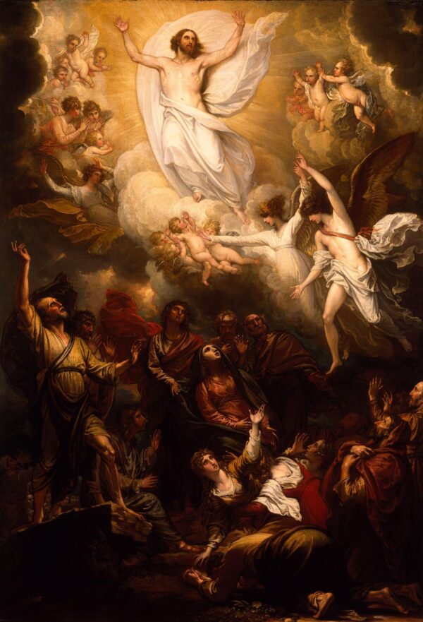 The Ascension by Benjamin West, hand-painted oil painting reproduction