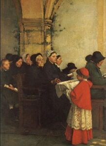 The Ave Maria by François Bonvin, hand-painted oil painting reproduction