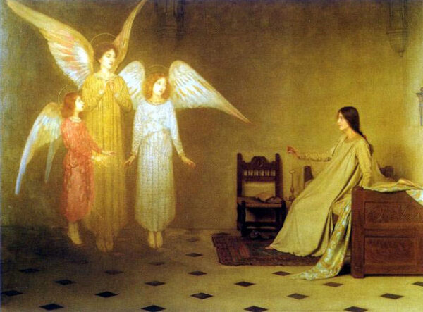 The Awakening by Thomas Cooper Gotch, hand-painted oil painting reproduction