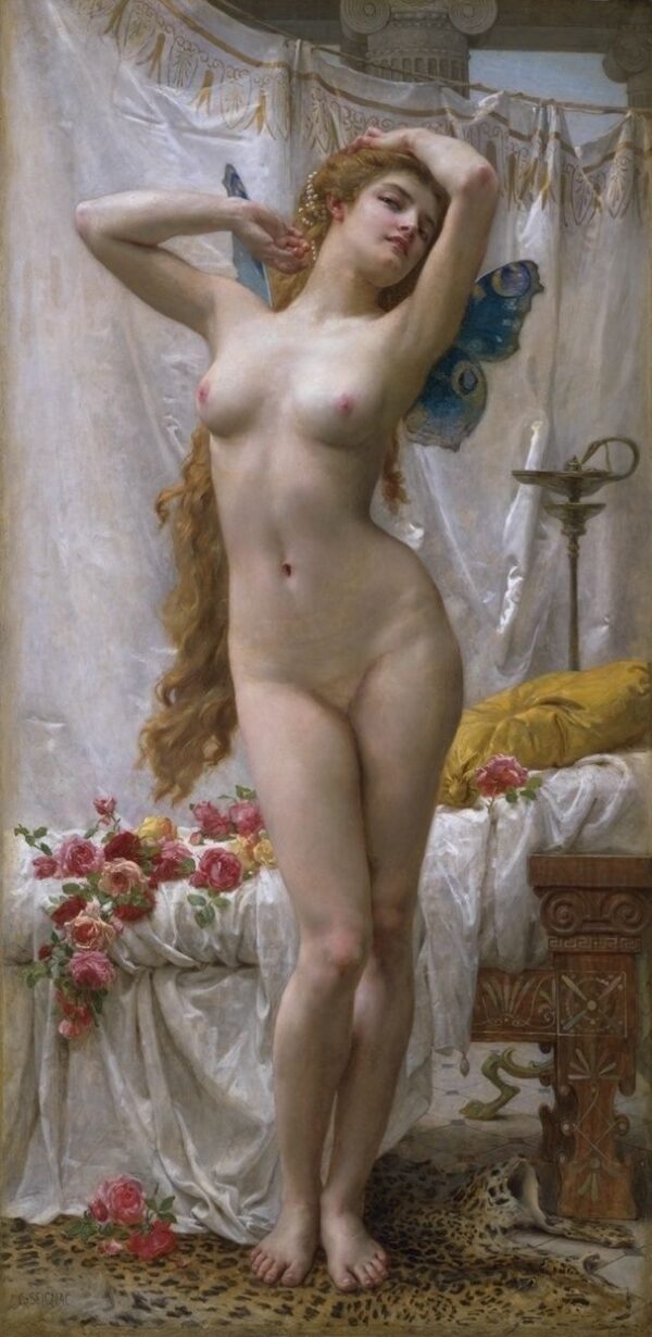 The Awakening of Psyche by Guillaume Seignac, hand-painted oil painting reproduction