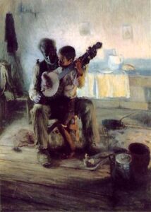 The Banjo Lesson by Henry Ossawa Tanner, hand-painted oil painting reproduction