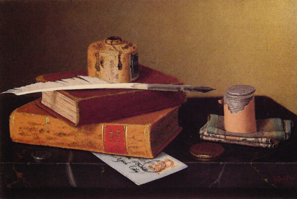 The Banker’s Table by William Michael Harnett, hand-painted oil painting reproduction