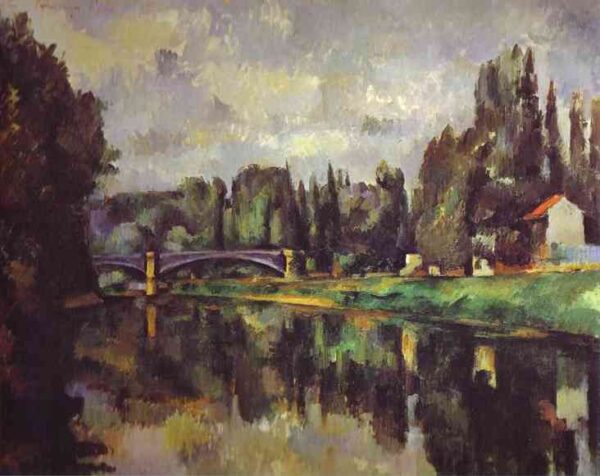 The Banks of the Marne at Creteil by Paul Cézanne, hand-painted oil painting reproduction