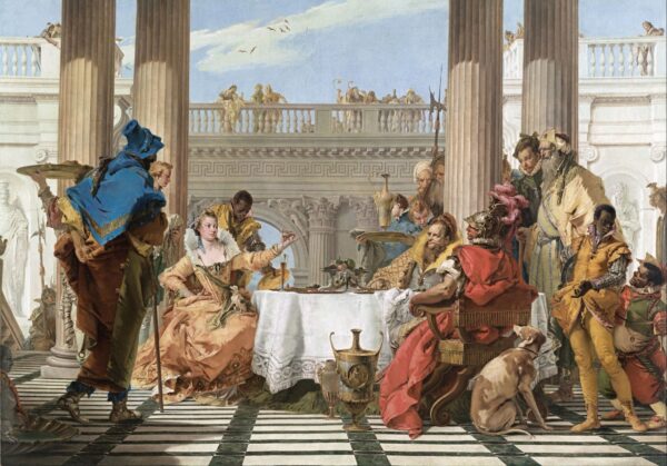 The Banquet of Cleopatra by Giovanni Battista Tiepolo, hand-painted oil painting reproduction