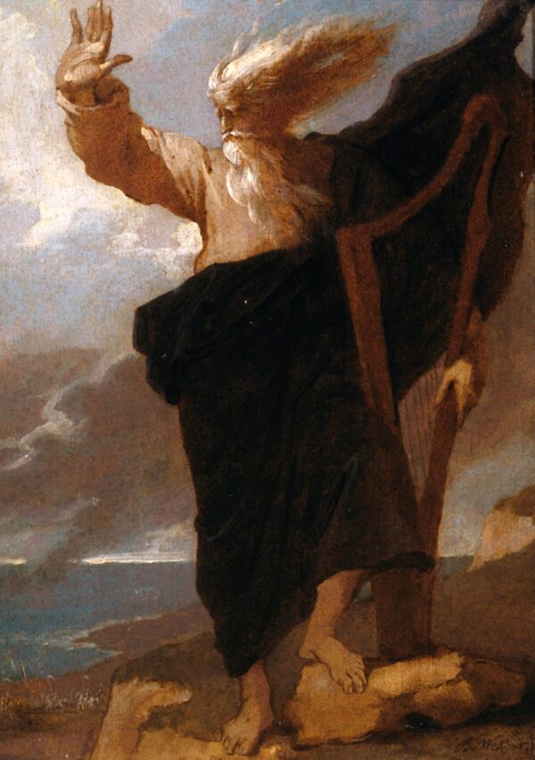 The Bard by Benjamin West, hand-painted oil painting reproduction