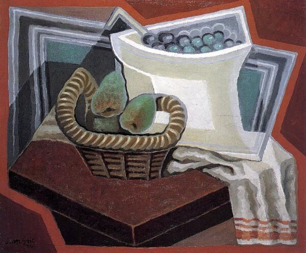 The Basket of Pears by Juan Gris, hand-painted oil painting reproduction