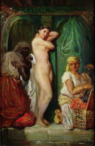The Bath in the Harem 1849 by Francis Cotes, hand-painted oil painting reproduction