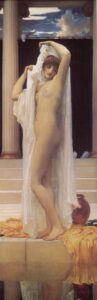 The Bath of Psyche by Lord Frederick Leighton, hand-painted oil painting reproduction